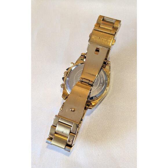 Michael Kors MK5521 Blair Womens Quartz Watch Gold Tone Stainless Steel Crystals - Picture 9 of 14